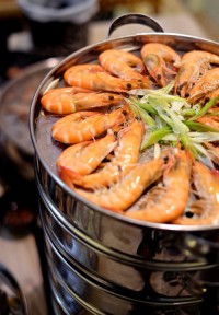 Steamed Live Prawns (100 g)